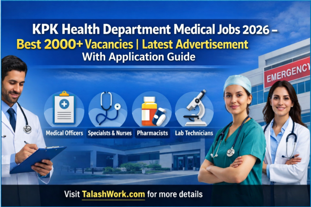 KPK Health Department Medical Jobs 2026 – Best 2000+ Vacancies | Latest Advertisement With Application Guide