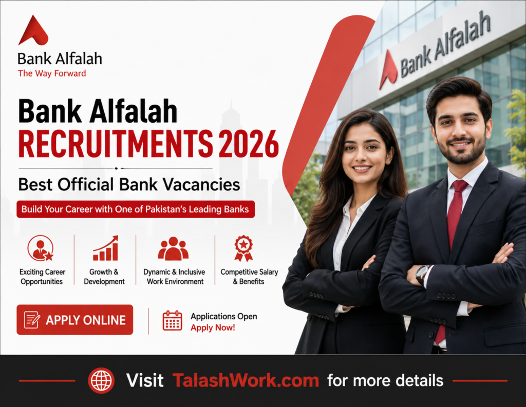 Latest Bank Alfalah Recruitments 2026 – Best Official Bank Vacancies